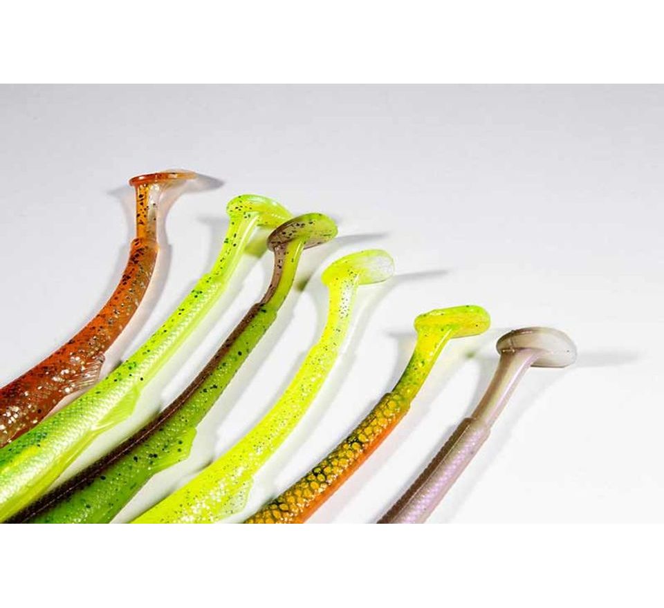 Fox Rage Gumová nástraha Slick Fast Super Soft UV Green Pumpkin