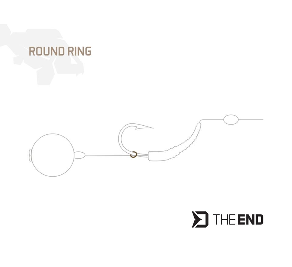 Delphin Kroužek na montáže TheEND Ring 30ks