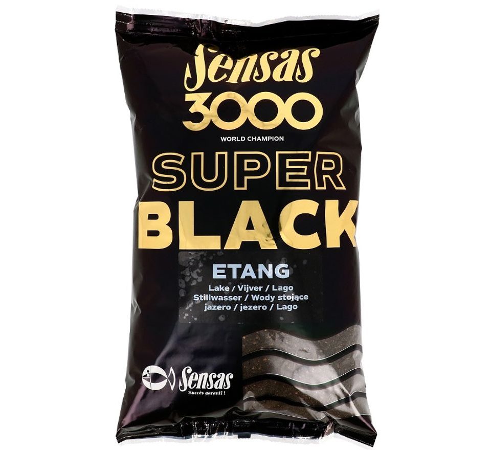 Sensas Krmítková směs 3000 Super Black 1kg