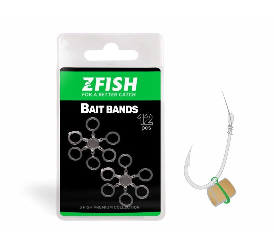 Zfish Nástrahový Kroužek Bait Bands 12ks