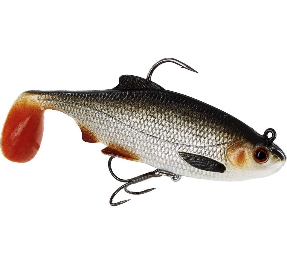 Westin Gumová nástraha Ricky the Roach Shadtail R2F Firetiger Rudd