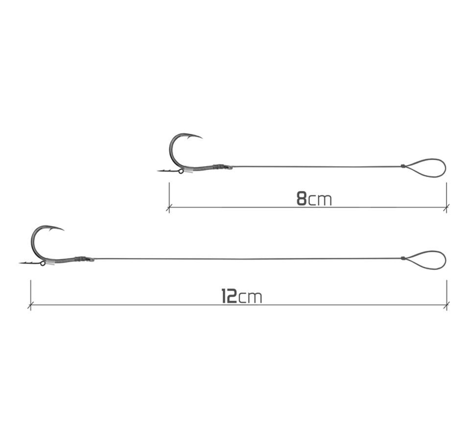 Delphin Feederový nadväzec Braided Sting - Chinu 10ks