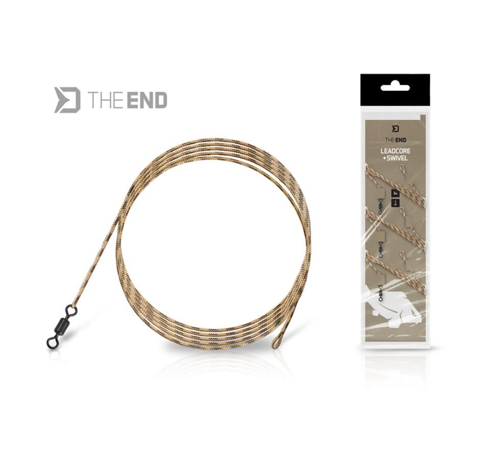 Delphin Nadväzec TheEnd Leadcore + Swivel 1m 3ks