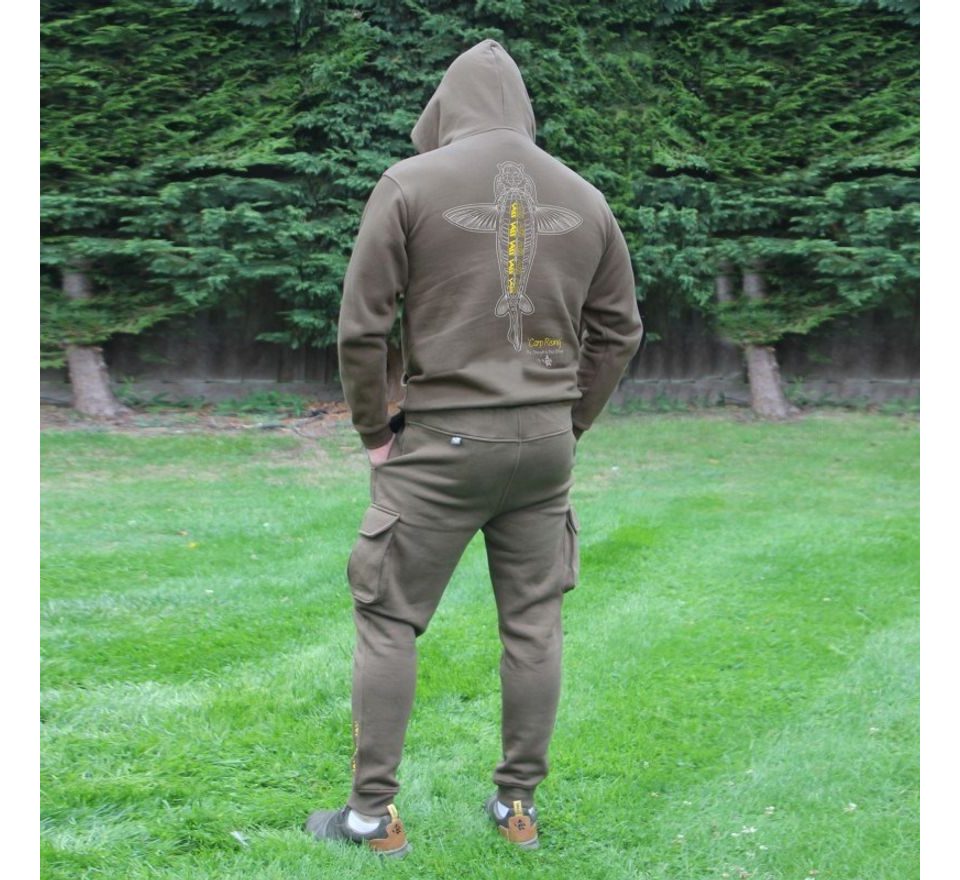 Vass Mikina Carp Rising Hoodie Khaki
