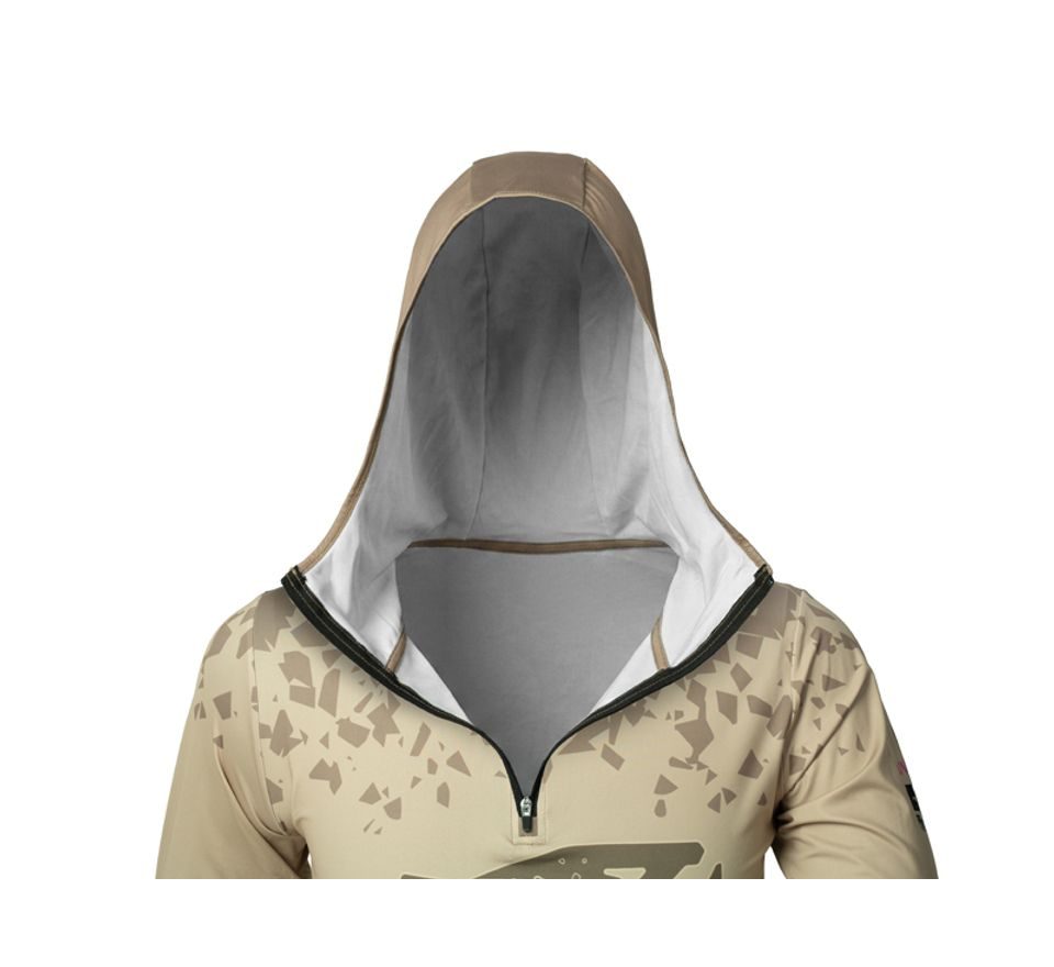 Delphin Tričko s kapucí UV Armor 50+ Trout