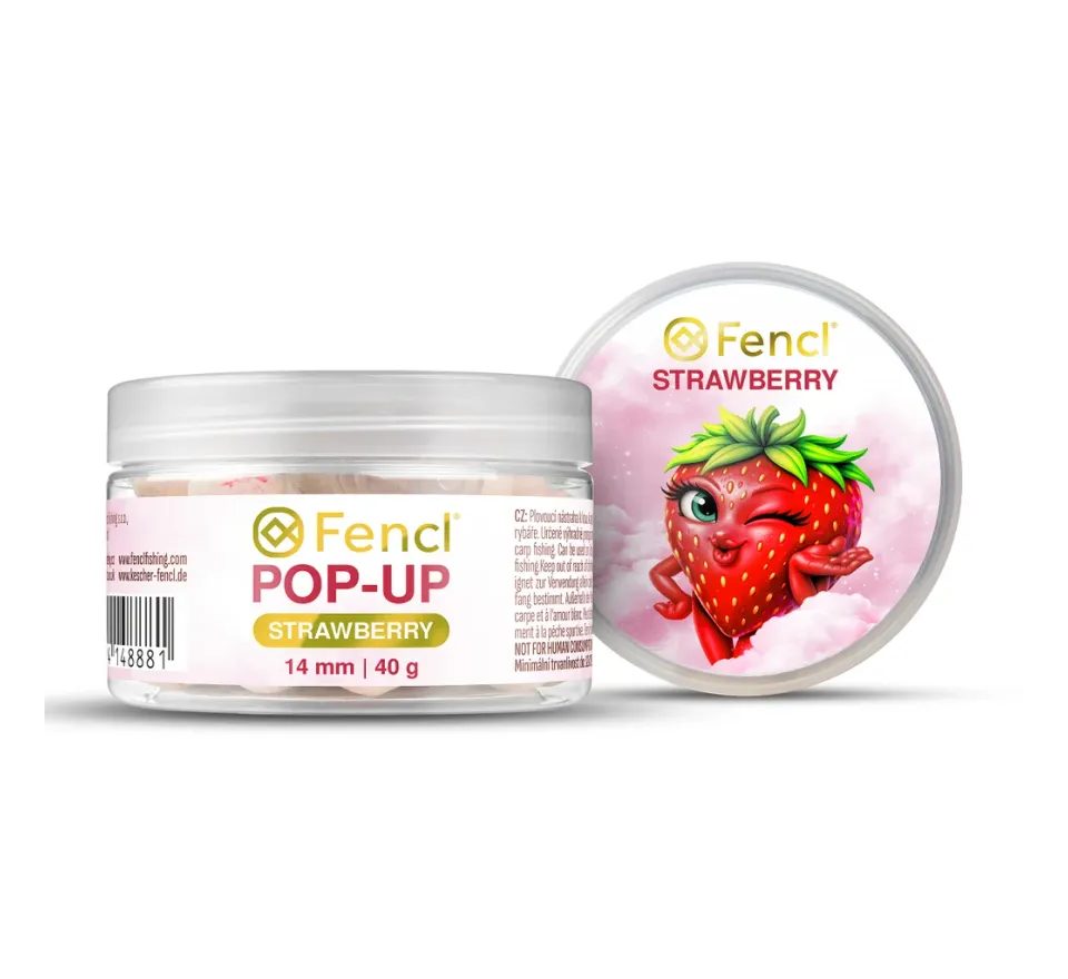 Fencl Boilies Pop Up Strawberry