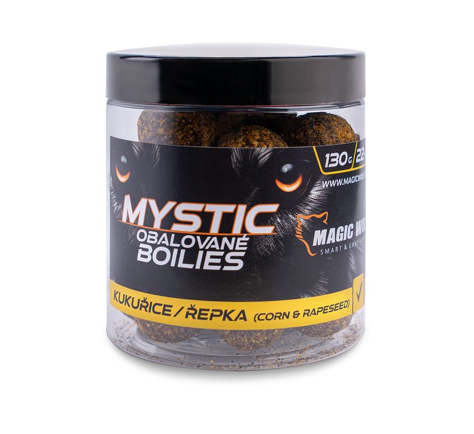 Magic Wolf Boilies obalované Mystic 130g