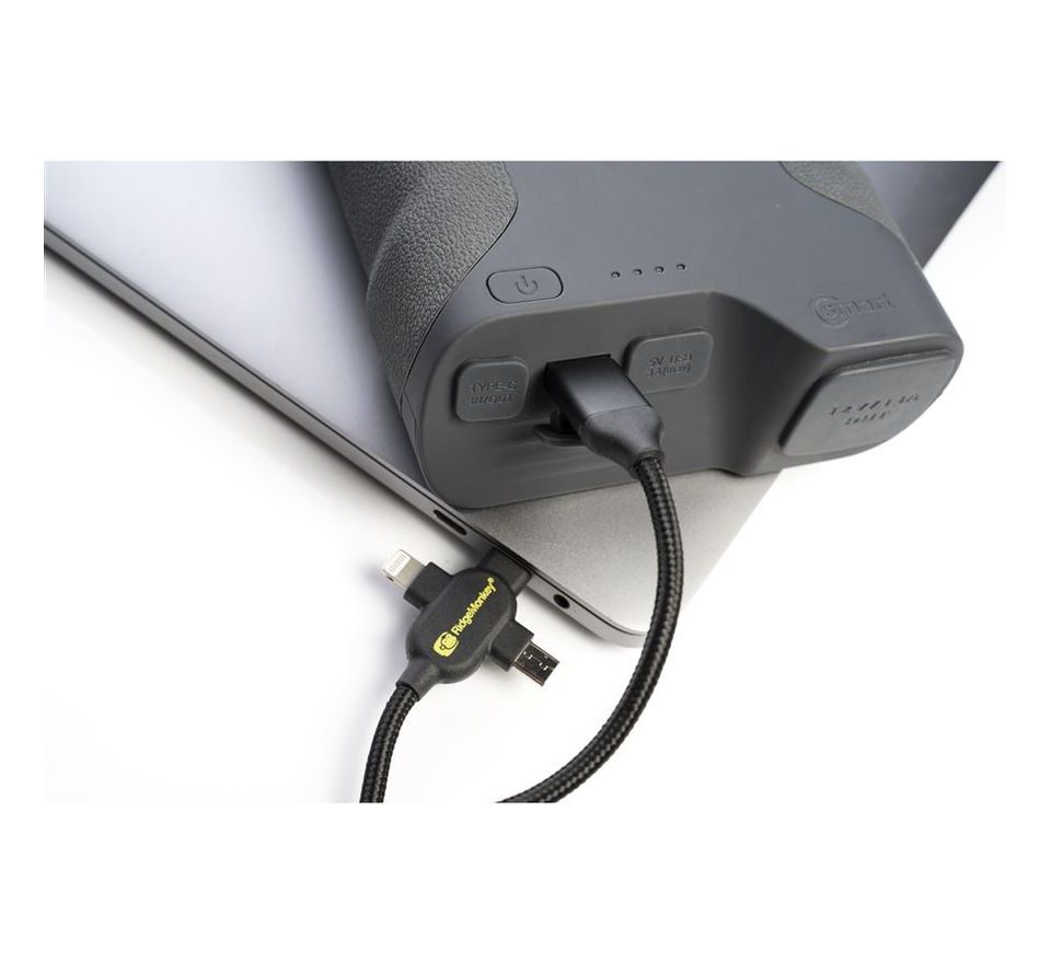 RidgeMonkey Napájací kábel Vault USB-A to Multi Out Cable 2m