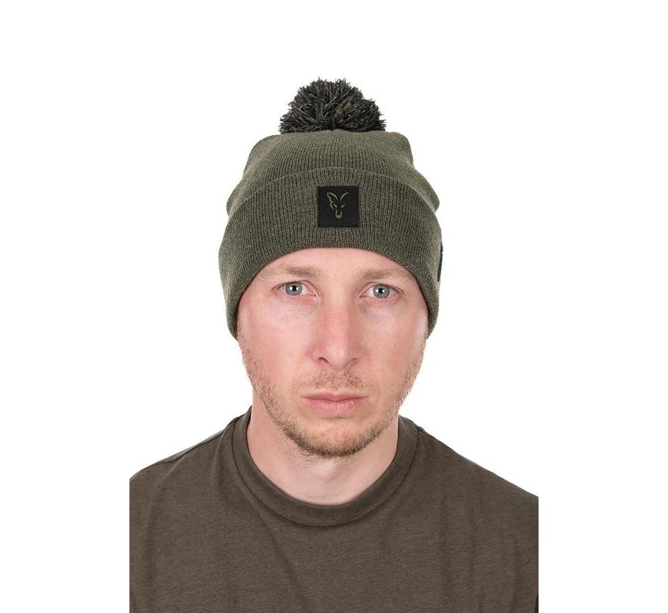 Fox Zimní čepice Collection Bobble Hat Green/Black
