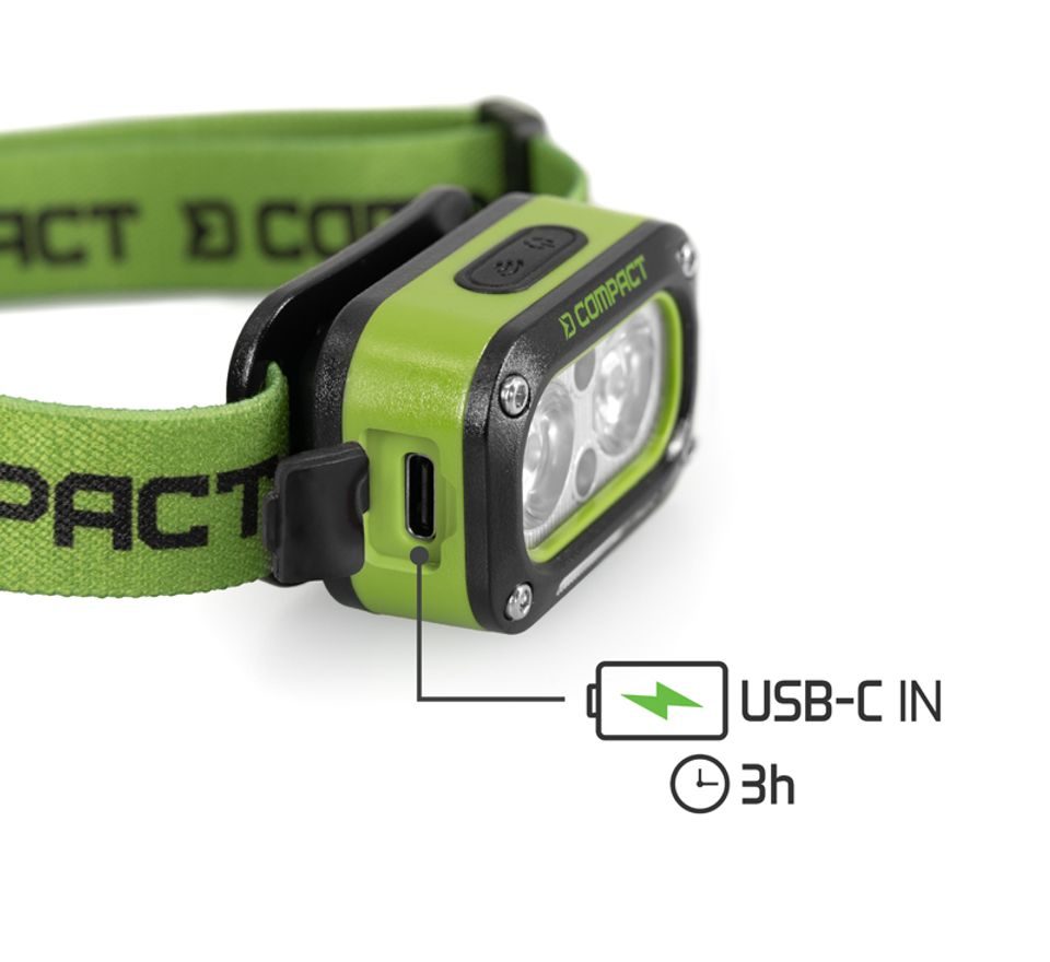 Delphin Čelová lampa Compact