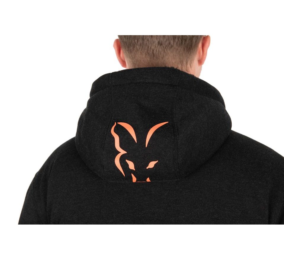 Fox Bunda Collection Sherpa Jacket Black & Orange