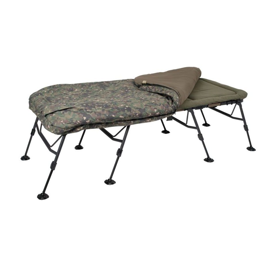 Trakker Lehátko RLX 8 Wide Camo Bed System
