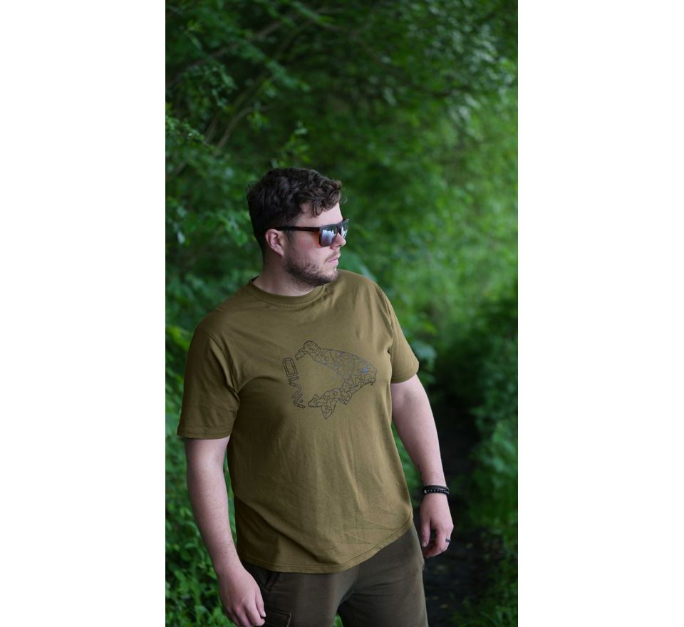 Avid Triko Icon T-Shirt khaki