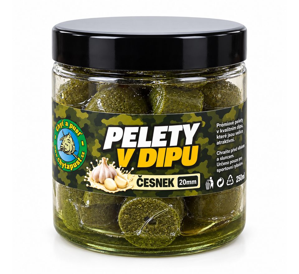 Chyť a pusť Pelety v dipe 200ml