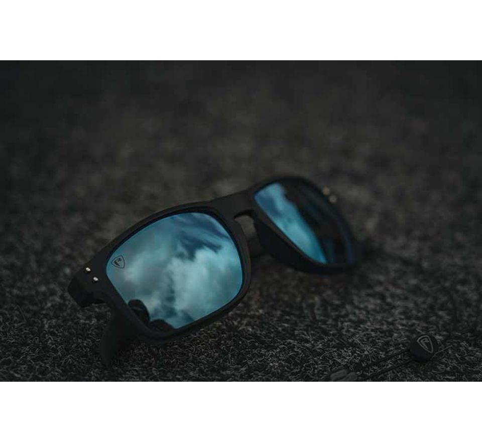 Fox Rage Polarizačné okuliare Transparent Black Brown Lens Mirror Blue Eyewear