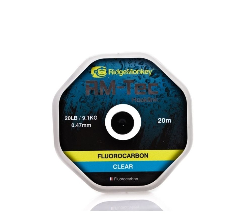 RidgeMonkey Vlasec RM-Tec Fluorocarbon čirý 20m