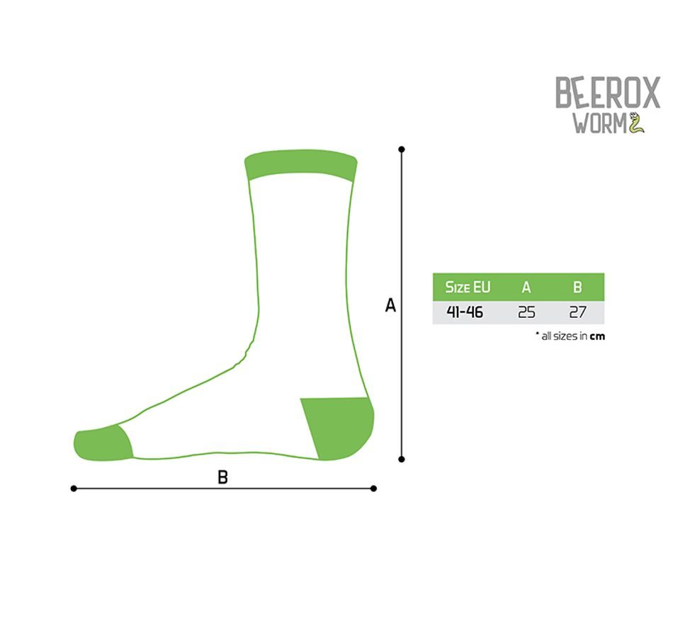 Delphin Set ponožiek v plechovke Beerox Worm 41-46 2 páry