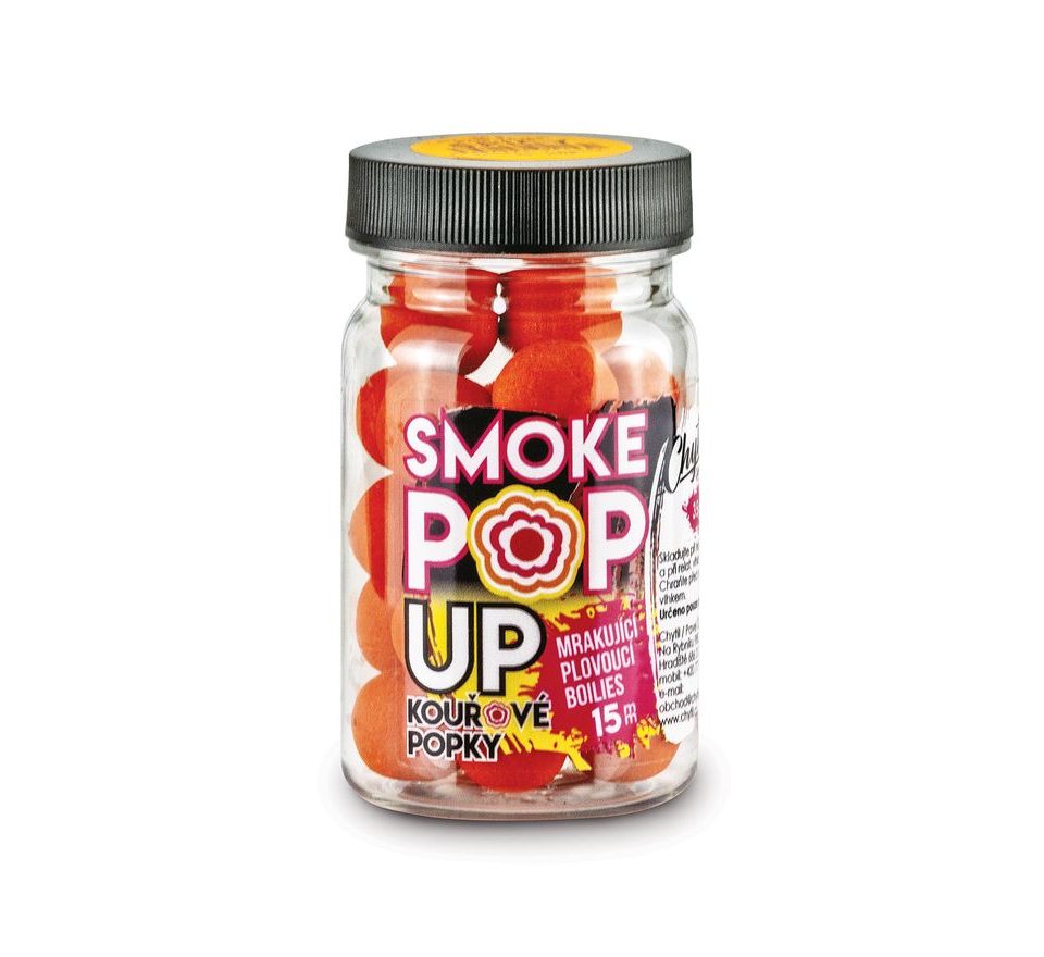 Chytil Plávajúce dymové boilies Smoke Pop-Up 15mm 35g