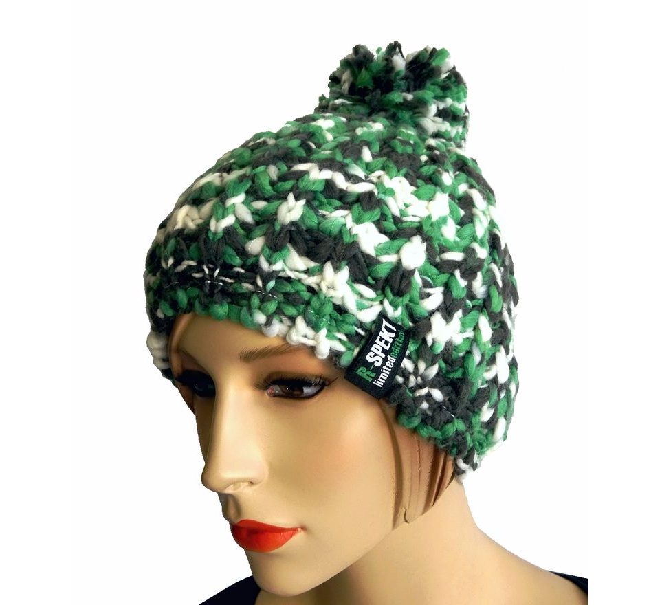 R-Spekt Kulich Fluffy beanie lesní