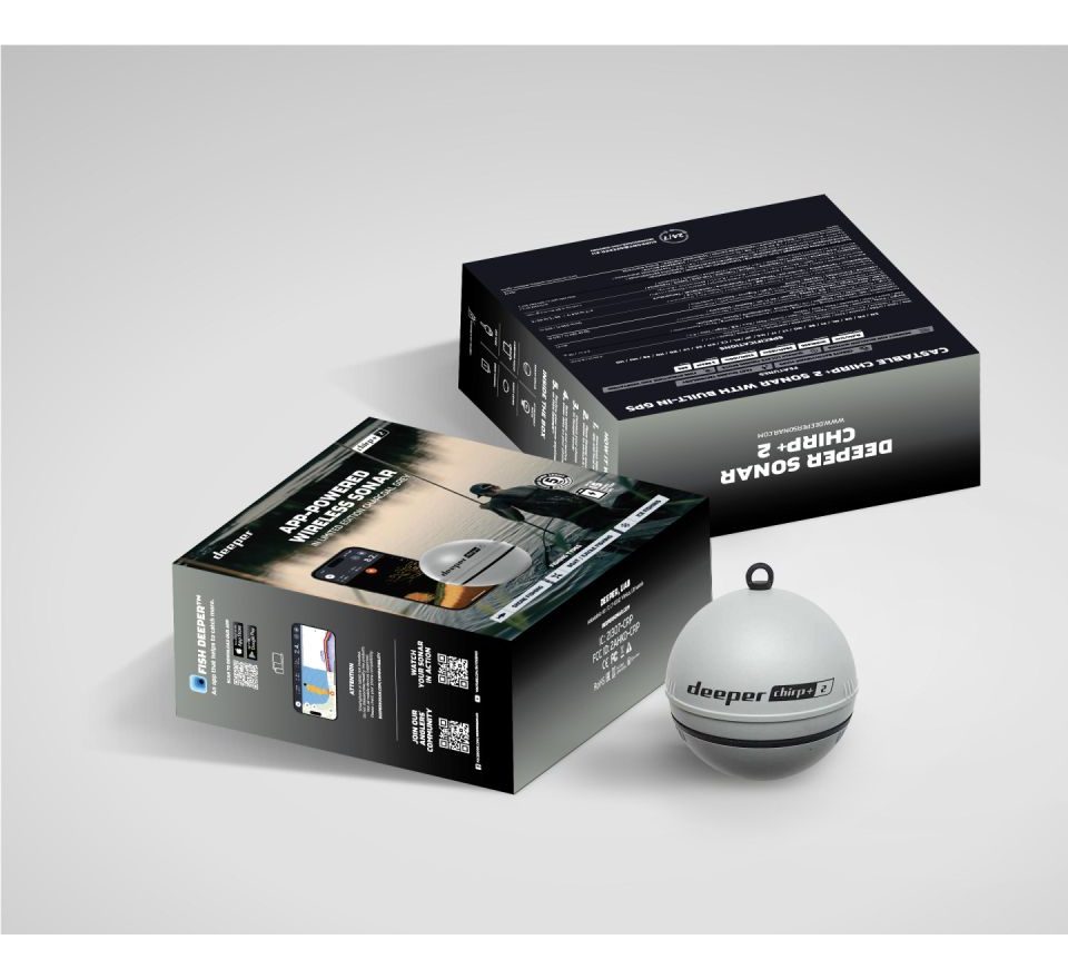 Deeper Nahazovací sonar Fishfinder CHIRP+ 2 Arctic Grey Limited Edition