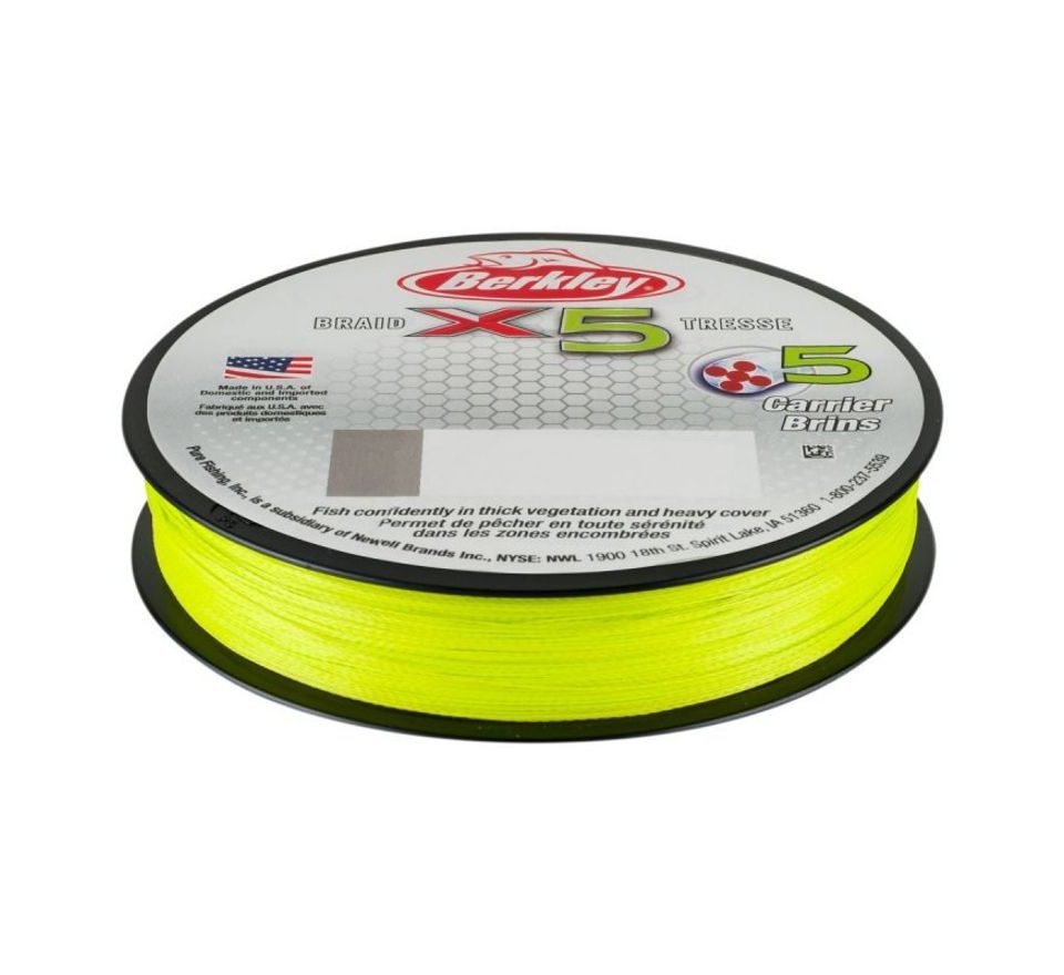 Berkley Šnúra X5 Flame Green 150m