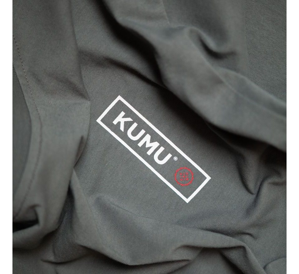 KUMU Tričko Rising Sun šedé