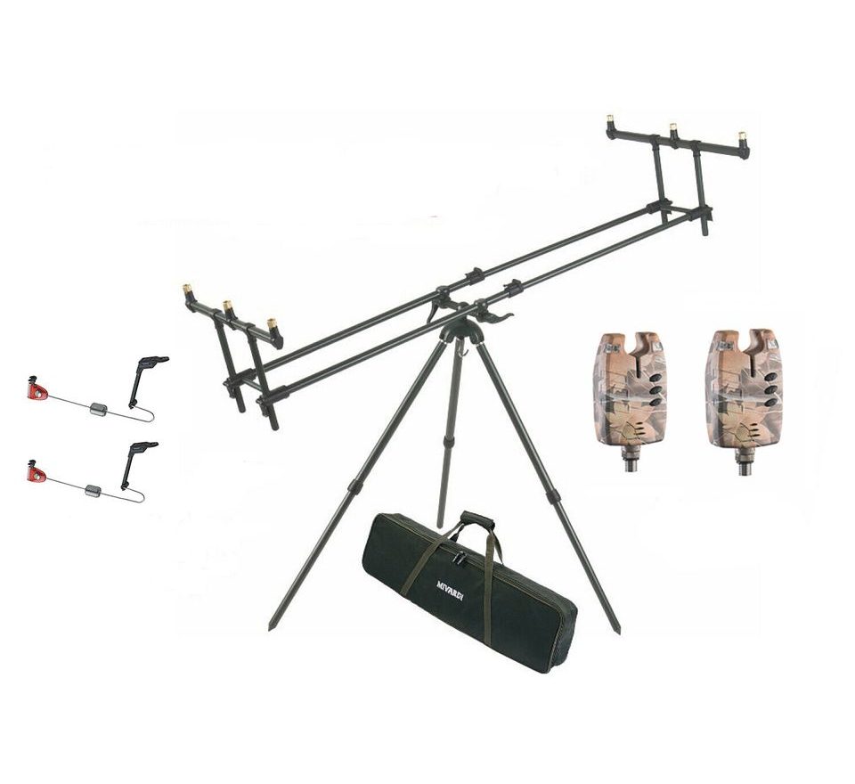 Mivardi Stojan Tripod Premium + ZDARMA 2 x Hlásič EASY Camo a 2 x Swing EASY