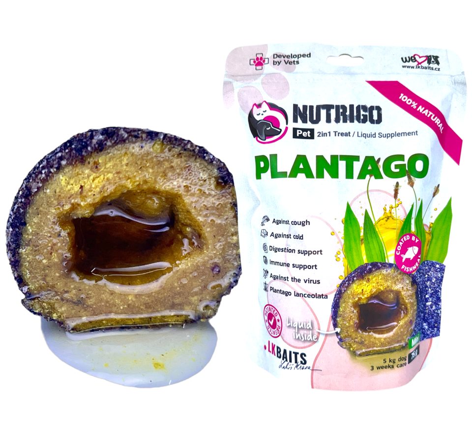 LK Baits Pet Doplněk stravy Nutrigo Dog Supplement Plantago Sirup