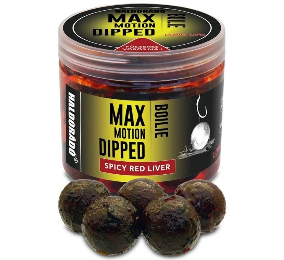 Haldorádó Boilies v dipe Dipped Max Motion 20mm 80g