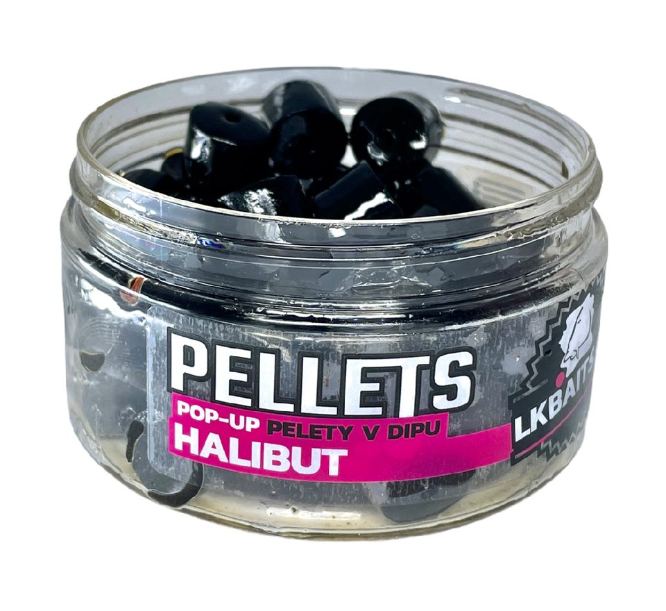 LK Baits Pop-up Pelety v dipu Halibut 40g