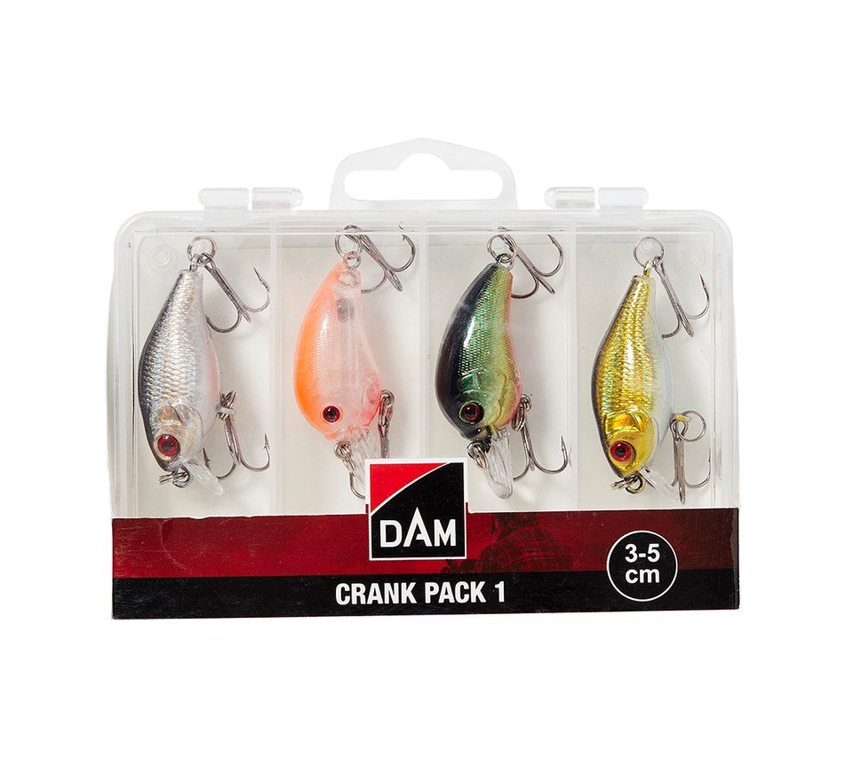 DAM Sada wobleru Crank Pack 4ks