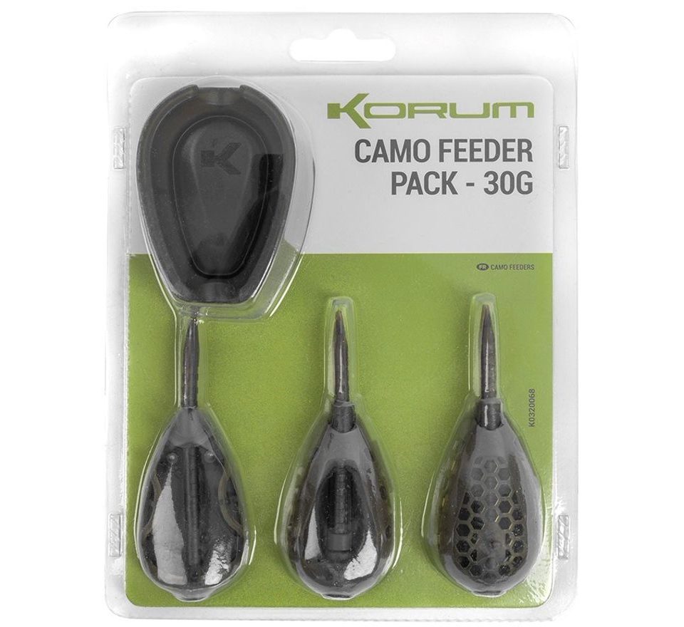 Korum Sada Krmítek Camo Feeder Pack 30g
