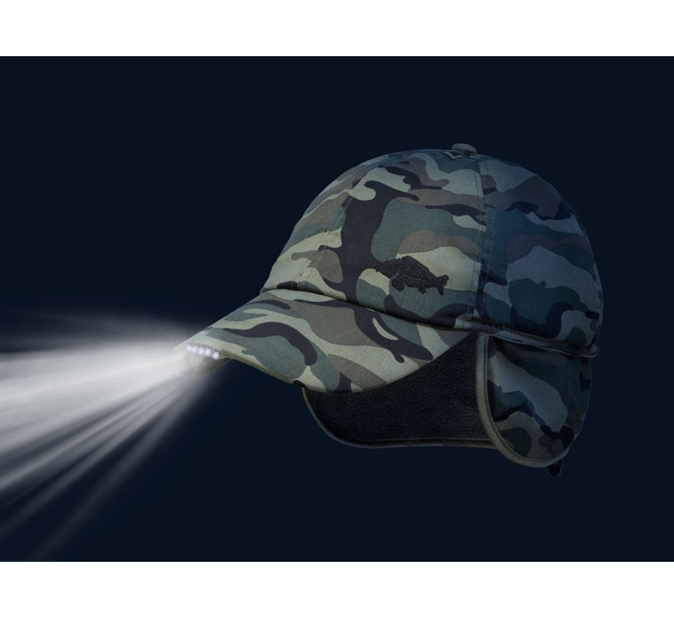 Delphin Zimná šiltovka LED OutLine Camo