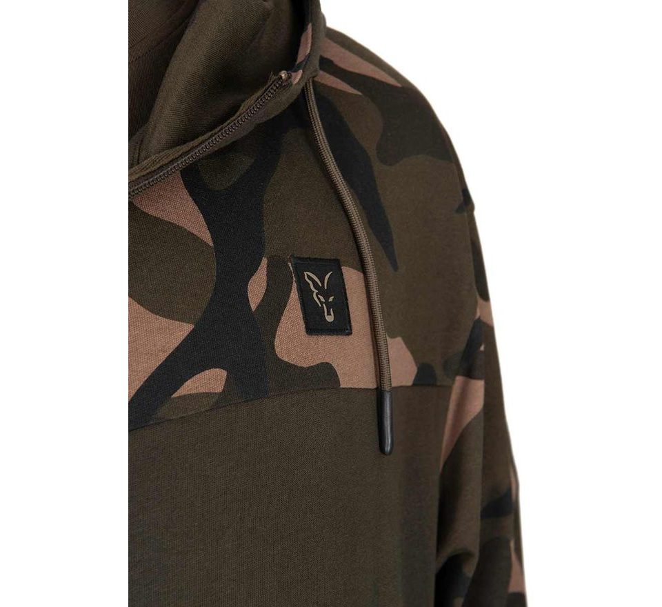 Fox Mikina LW Khaki / Camo Split Zip Hoody