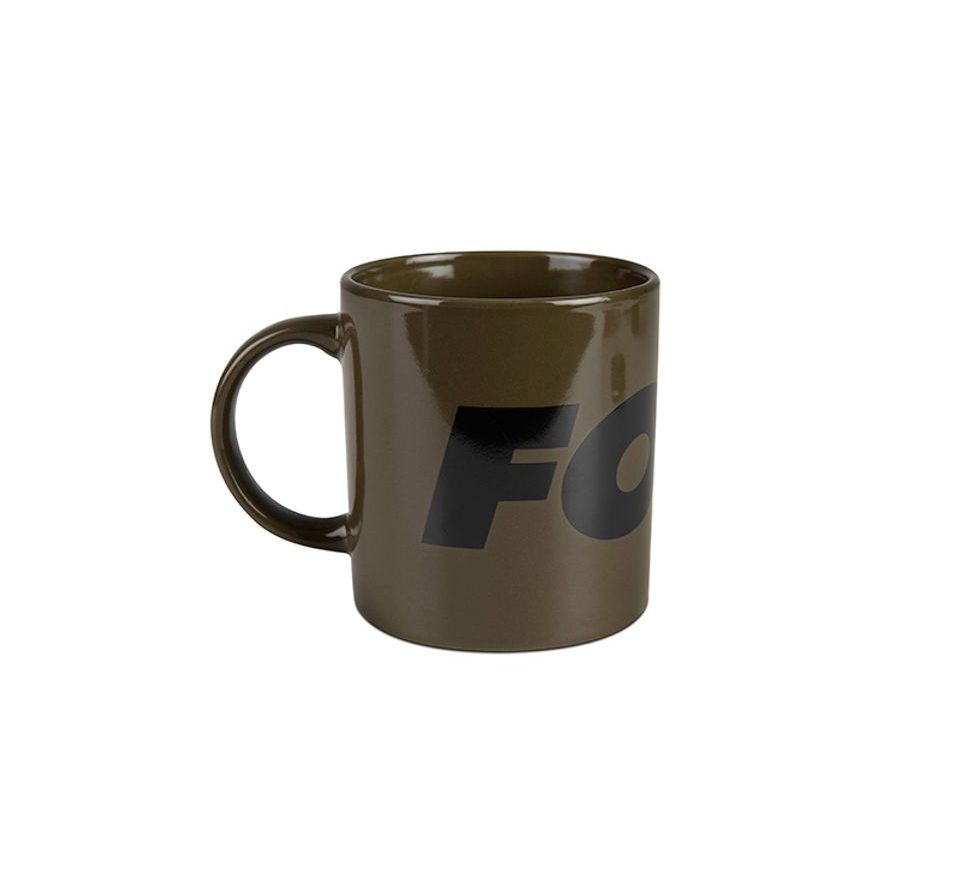 Fox Keramický hrníček s logem Green and Black Logo Ceramic Mug