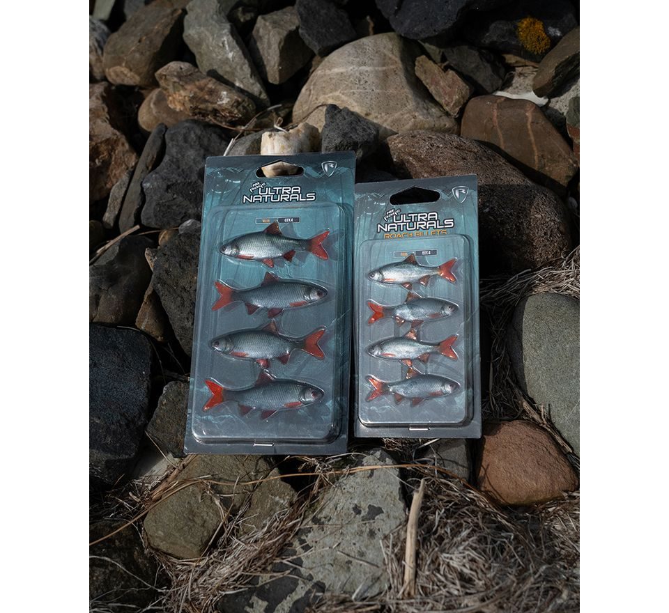 Fox Rage Gumová Nástraha Ultra Natural Roach Fillet 4ks