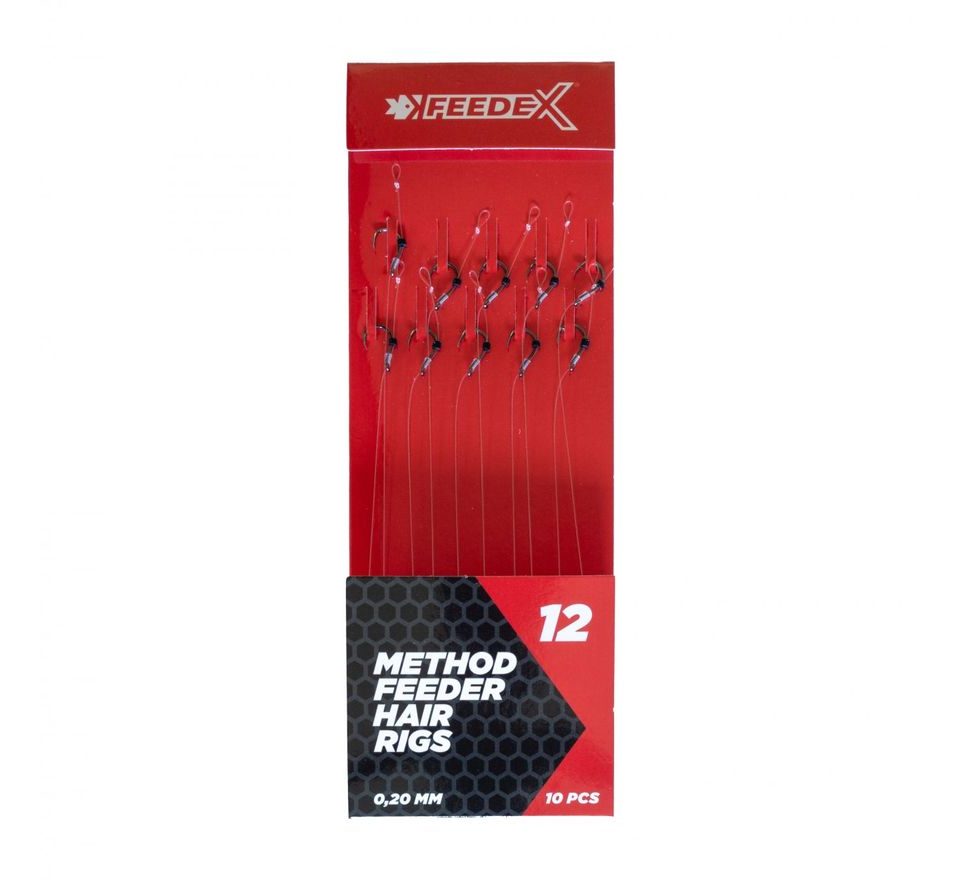 Feeder Expert Feederové nadväzce s vlasovým prívesom 10 ks