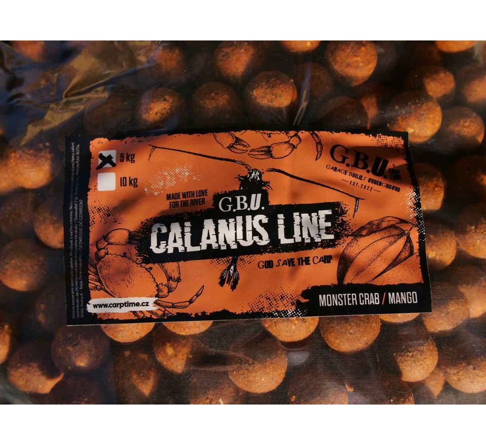 G.B.U. Boilies Calanus Line Monster Crab/Mango