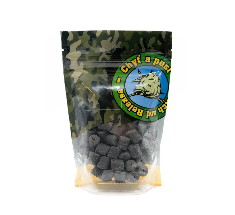 Chyť a pusť Pelety Halibut s dírou 150g