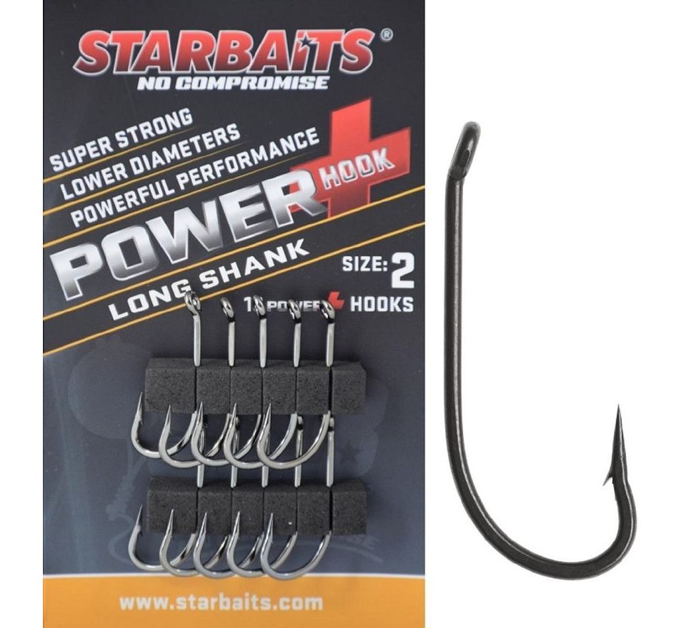 Starbaits Háček Power Long Shank 10ks