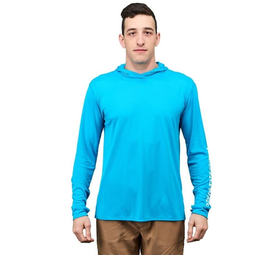 Grundéns UV Triko Tough Sun Hoodie Azure