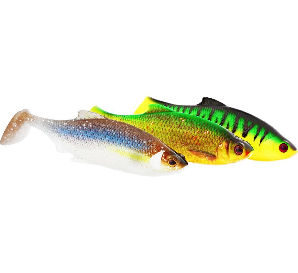 Westin Gumová nástraha Ricky the Roach Shadtail Firetiger Rudd