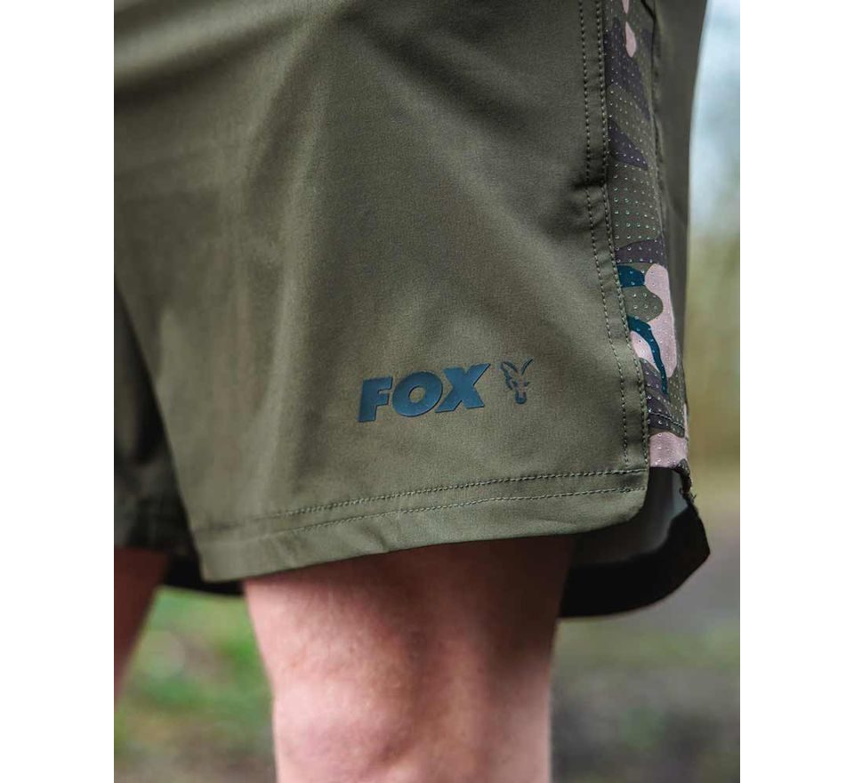 Fox Koupací kraťasy Khaki / Camo LW Swim Shorts