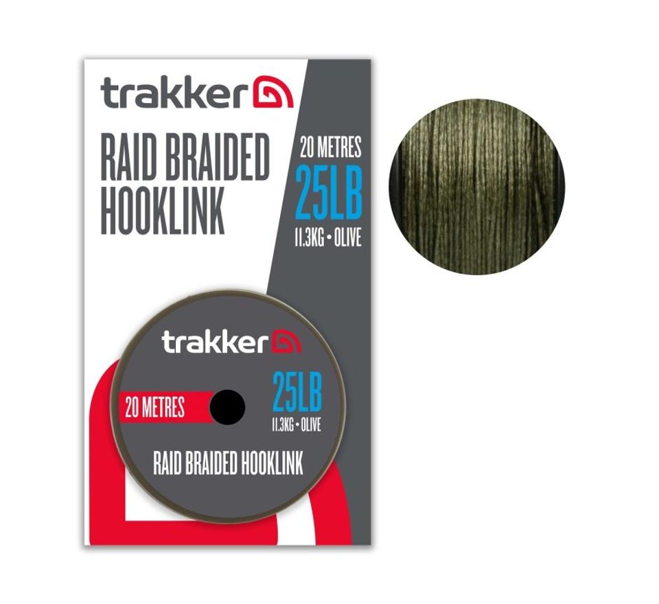 Trakker Návazcová šňůrka Raid Braided Hooklink 20m