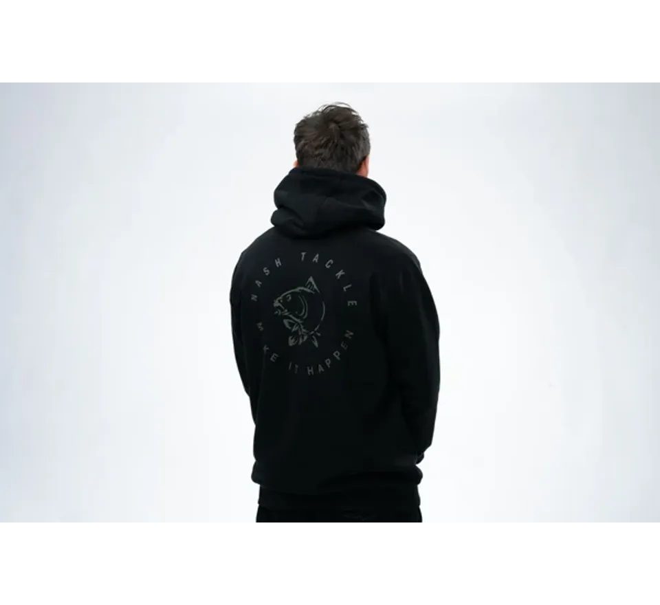 Nash Mikina Make It Happen Carp Logo Hoody Čierna