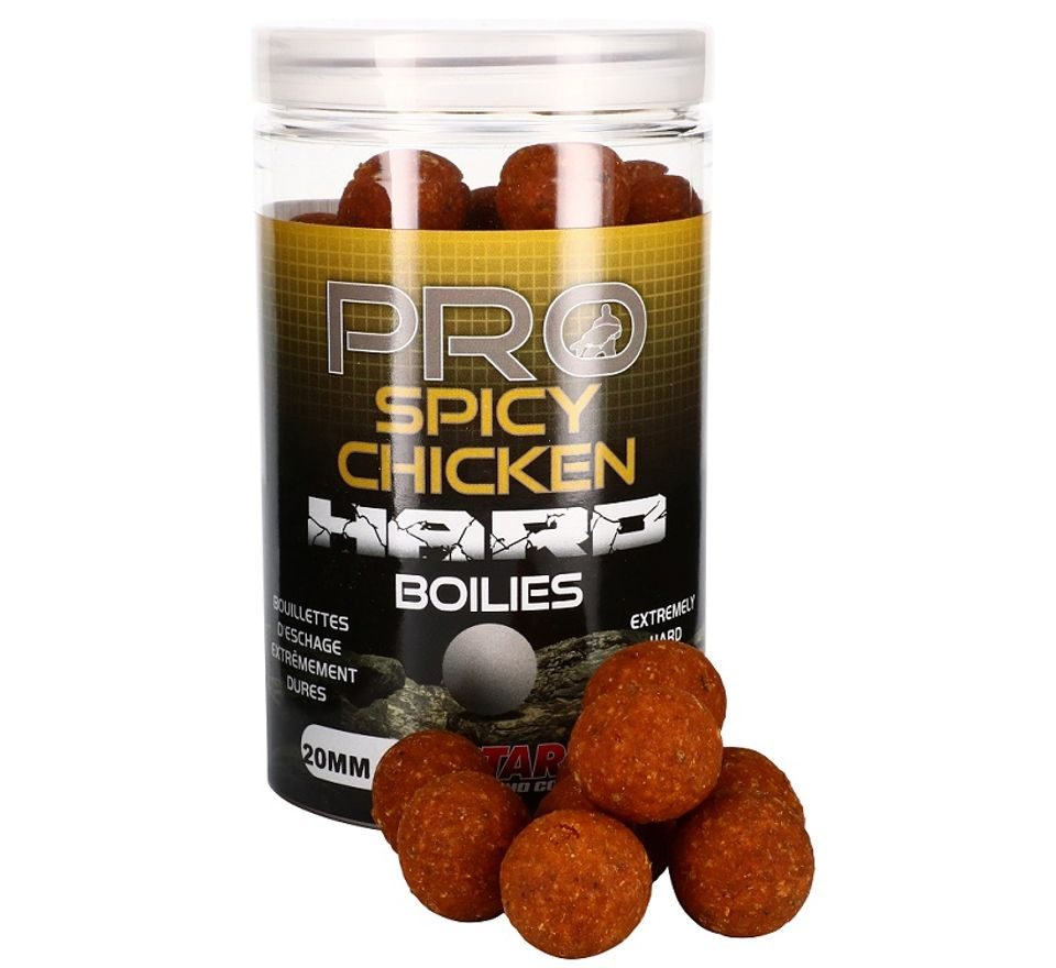 Starbaits Boilie Hard Probiotic Spicy Chicken 200g