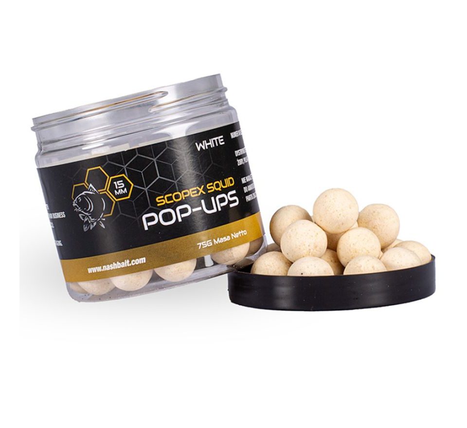 Nash Plovoucí Boilie Scopex Squid Pop Ups 75g