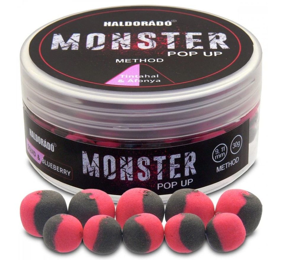 Haldorádó Pop-Up Boilies Method Monster 9+11mm 30g
