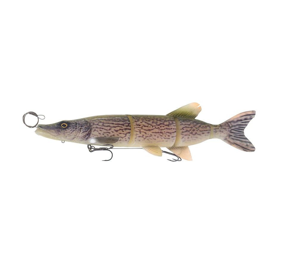 Savage Gear Gumová nástraha 3D Line Thru Pike SS White Pike