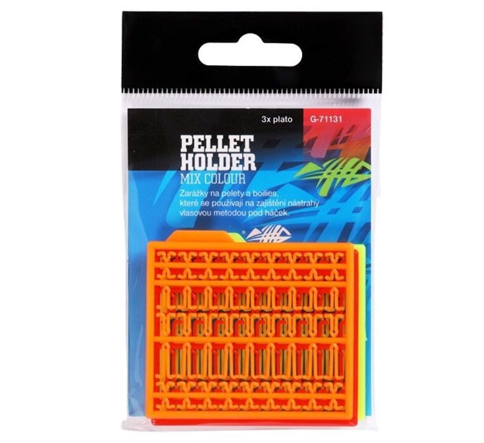 Giants Fishing Zarážky na pelety Pellet Holder Mix Colour (oranžová,žlutá,červená) 3ks